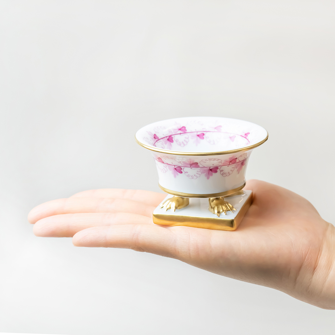 パセリ・ピンク] ミニチュアベース足付き