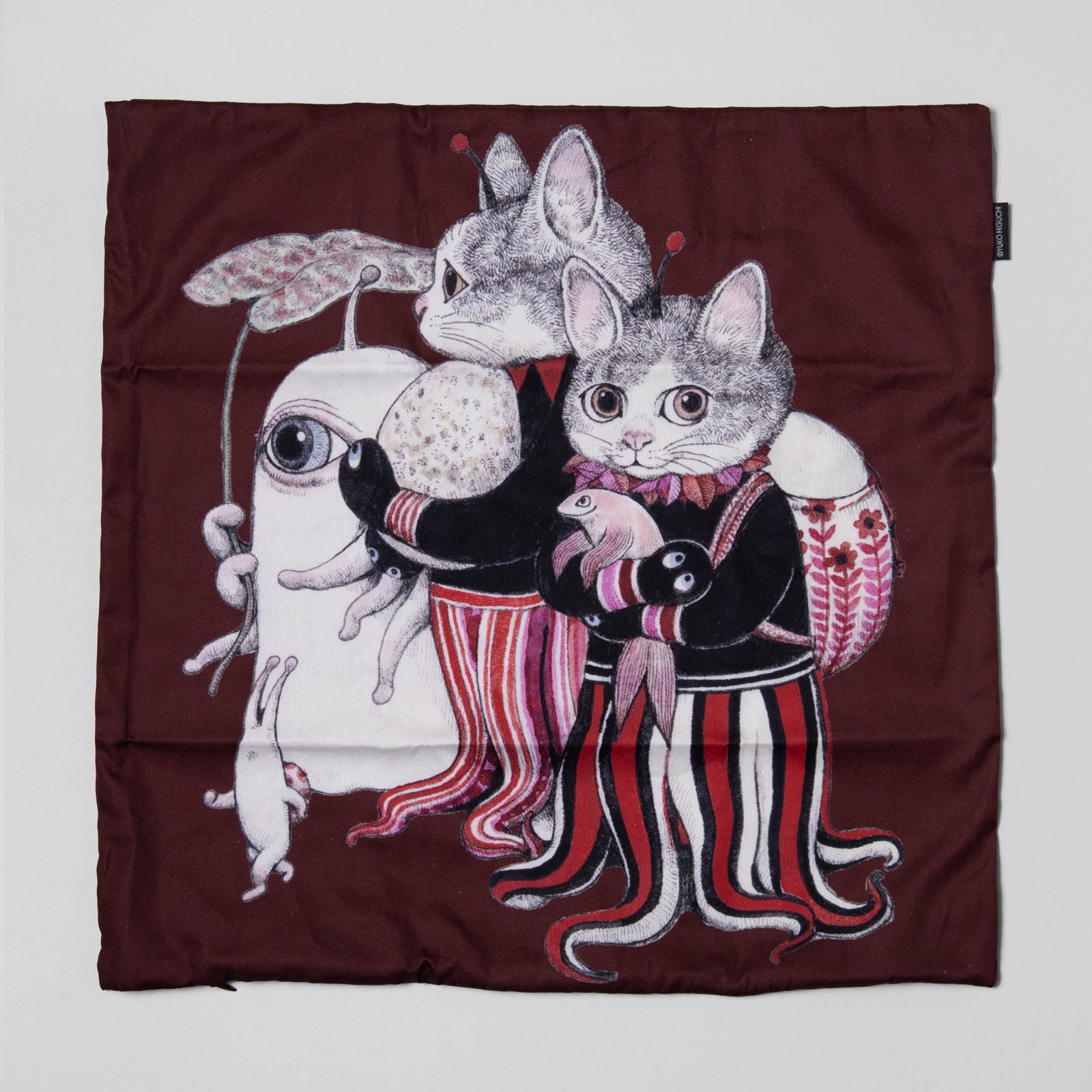 新品•未使用 ヒグチユウコ タッセルクッション ボーちゃん•こはる