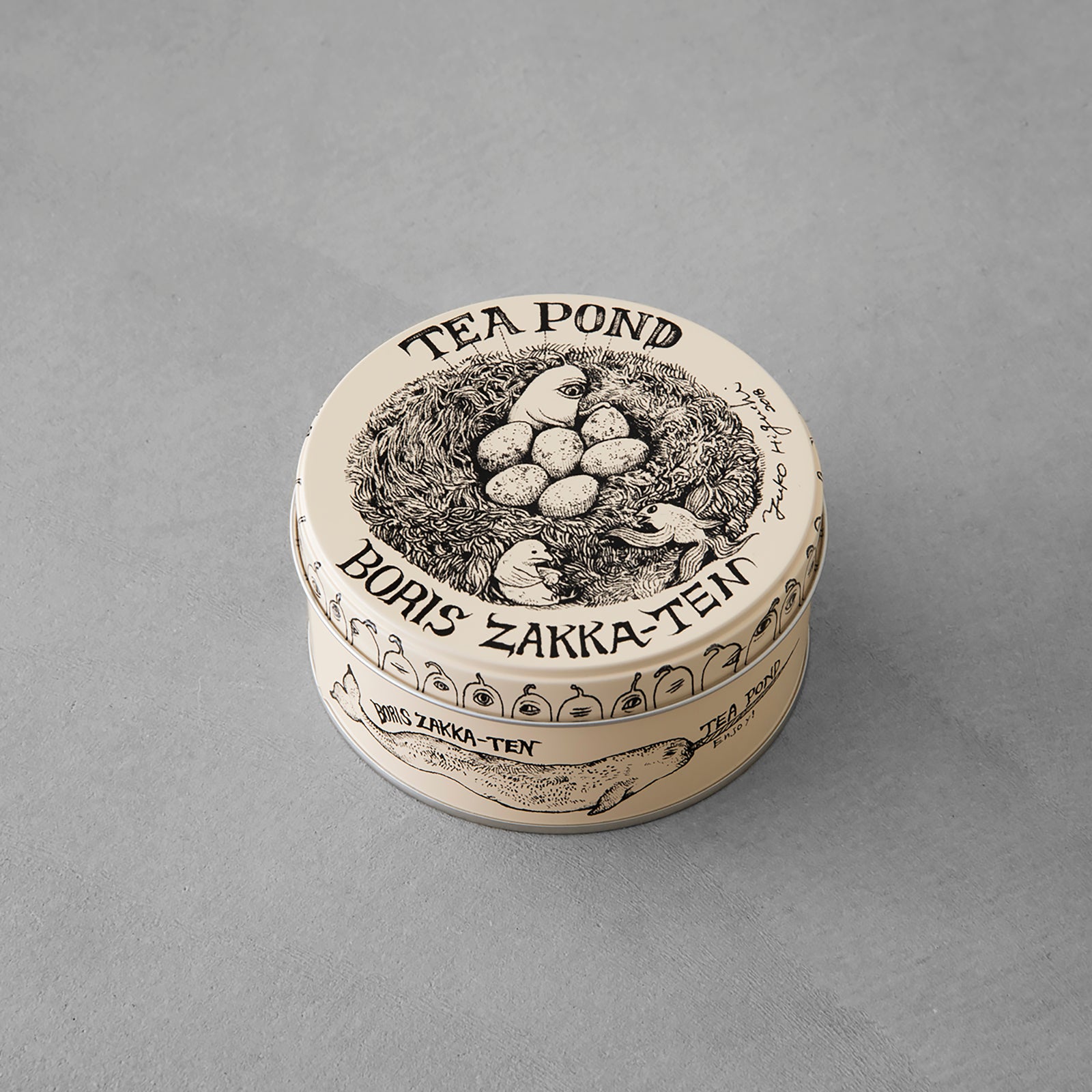 紅茶缶 ひとつめちゃん（たまご） （茶葉：タンポポコーヒー