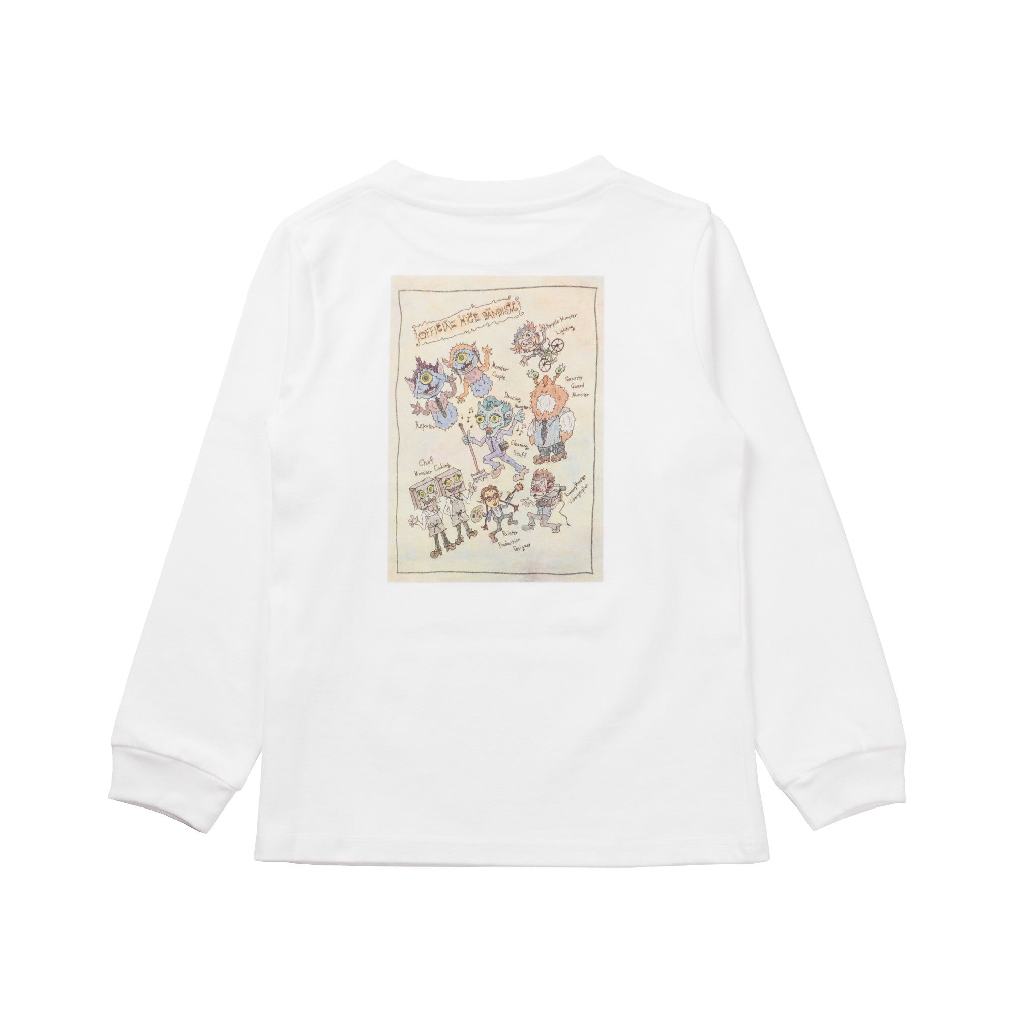 ロングスリーブTシャツ (日常) ホワイト KIDS（130） – Official髭男