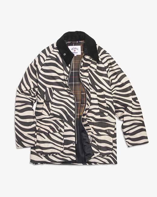 NOAH×BARBOUR、待望の第2弾を発売 名作ジャケットにゼブラ柄など