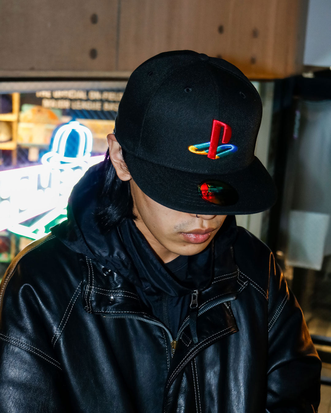 NEW ERA PLAYSTATION - 59FIFTY FAMILY MARK BLACK 【14693450