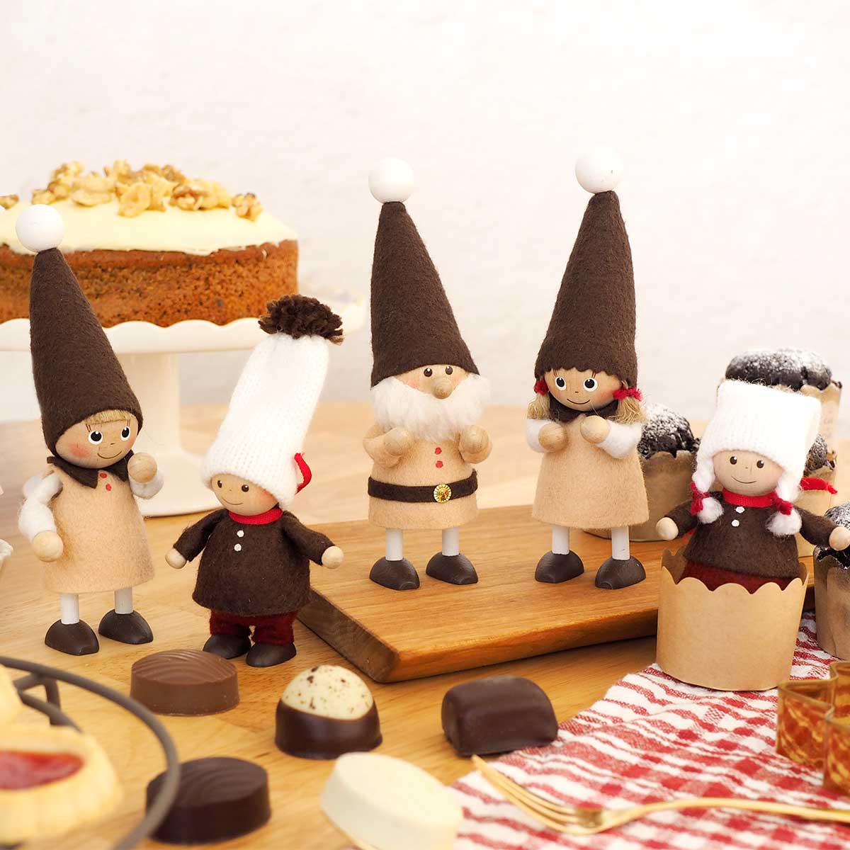 NORDIKA nisse ノルディカ ニッセ クリスマス 木製人形 ( 女の子