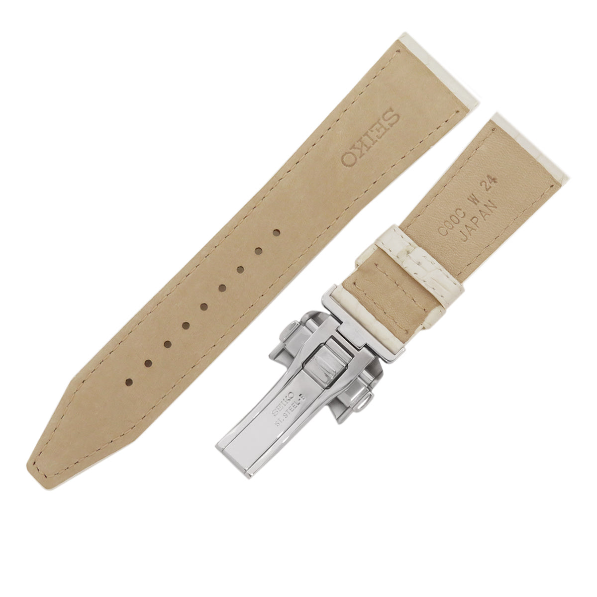 グランドセイコー Grand Seiko パールホワイト クロコダイル 腕時計