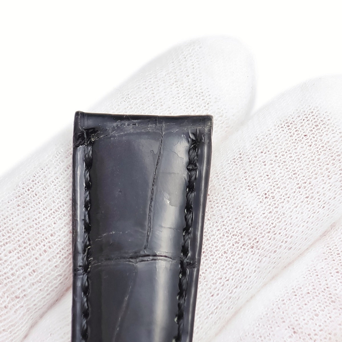 ブレゲ BREGUET ブラック クロコダイル 腕時計パーツ 未使用 純正