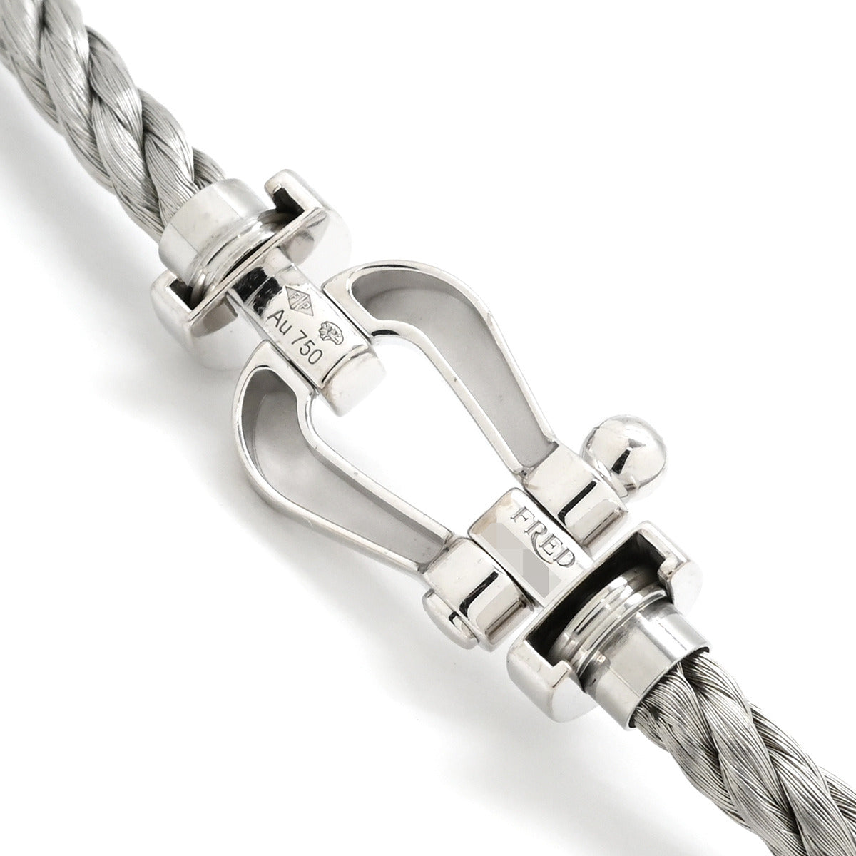 フレッド FRED フォース10 LM シルバー×ホワイトゴールド K18WG