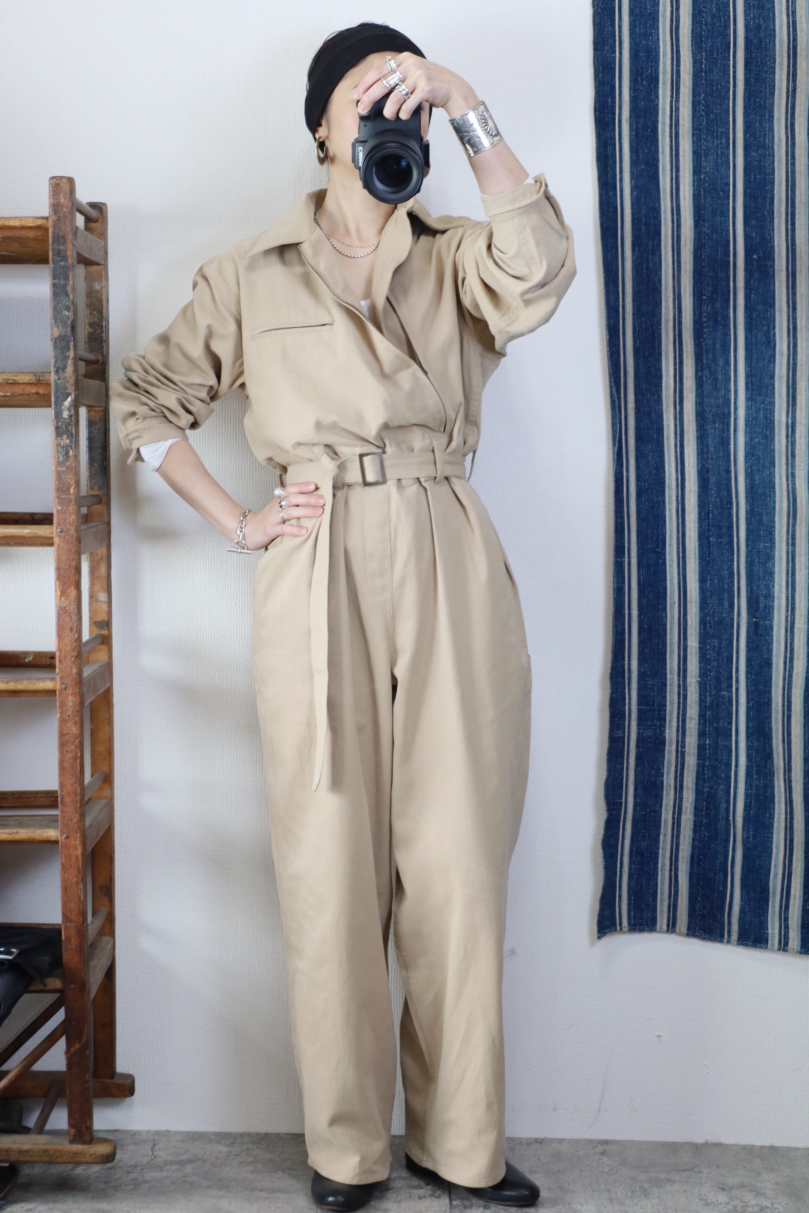 HOWIE JUMP SUIT (beige) – HOWIE CLOTHING