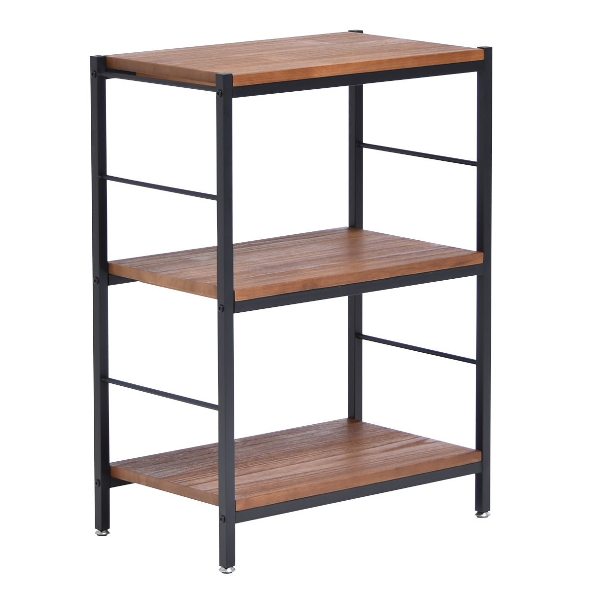 オープンラック 3段 ヴィンテージ調 天然木棚板 幅60cm – ハウジー