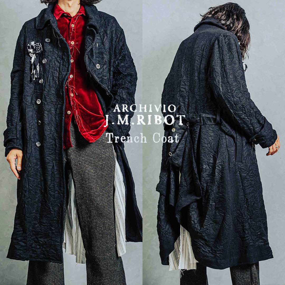 ARCHIVIO J.M.Ribot 23AW トレンチコート | HUES 福岡セレクトショップ
