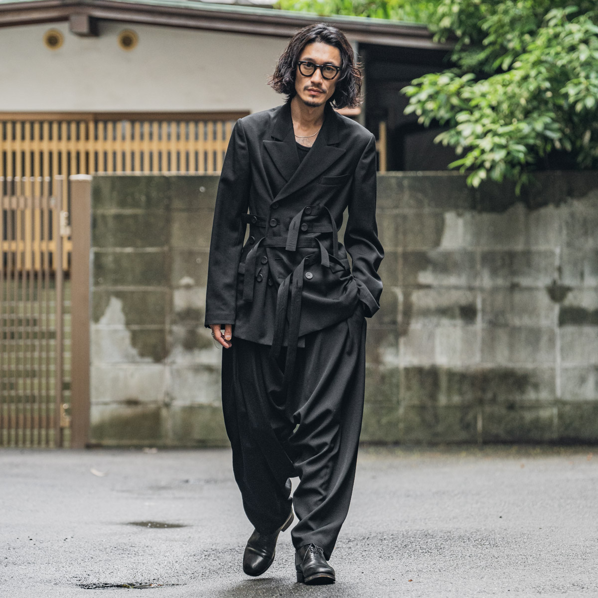 YOHJI YAMAMOTO 内ドレープパンツ | HUES 福岡セレクトショップ