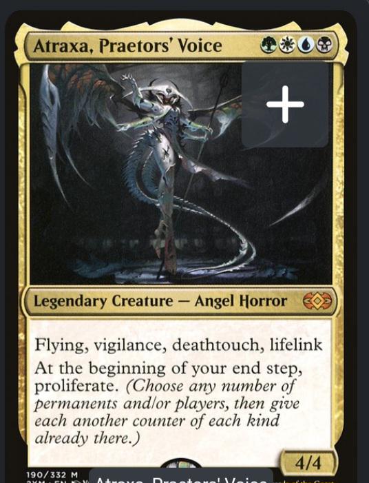 アトラクサ毒性増殖統率者デッキを作りたいんだけど、誰か作った人いま