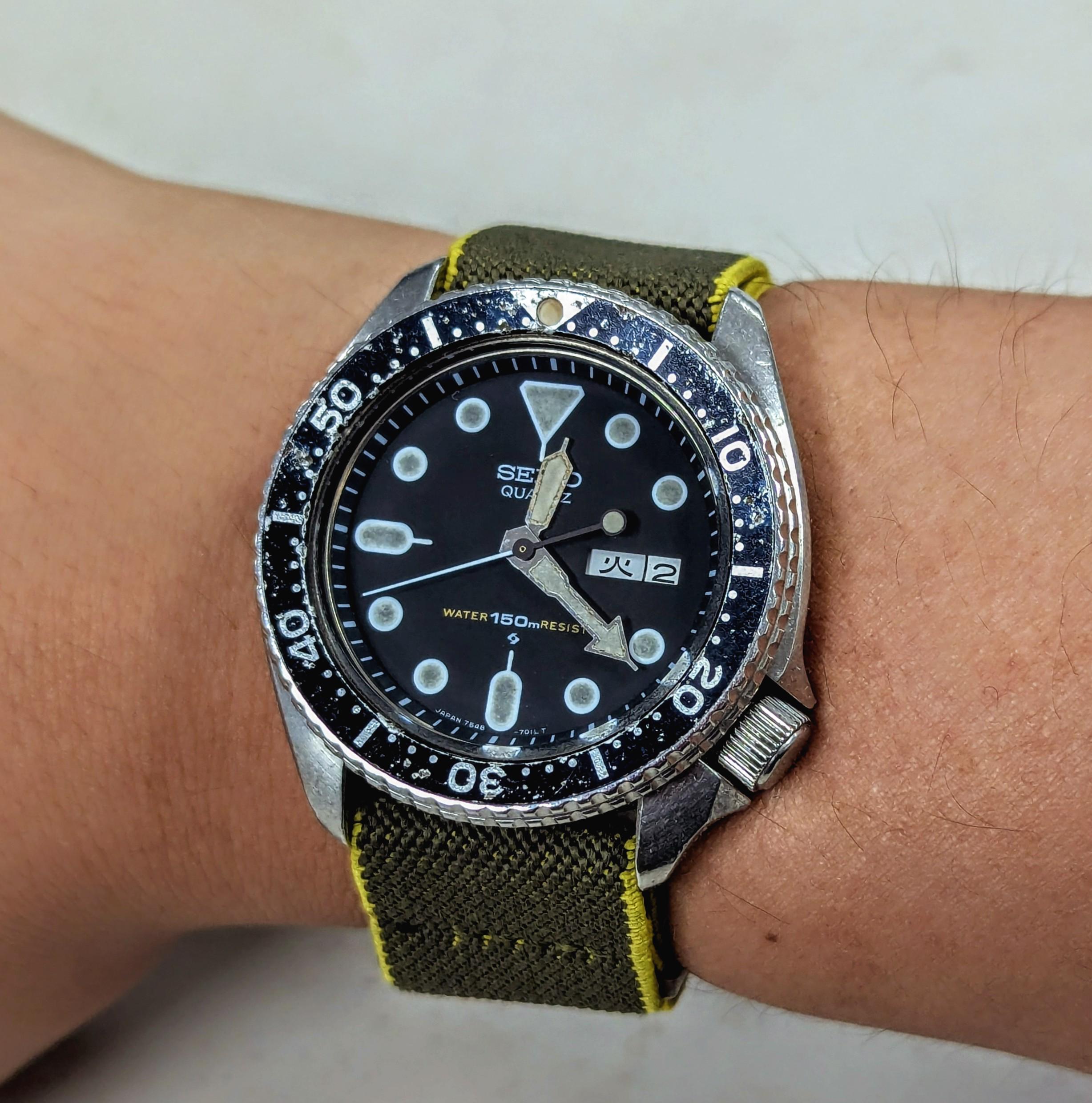 7548-7000] Seiko Quartz 150M ダイバー、1981年6月製 : r/Seiko