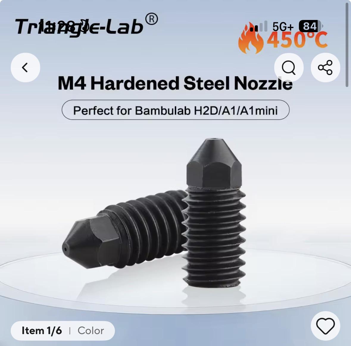 A1 mini swappable nozzle : r/BambuLabA1
