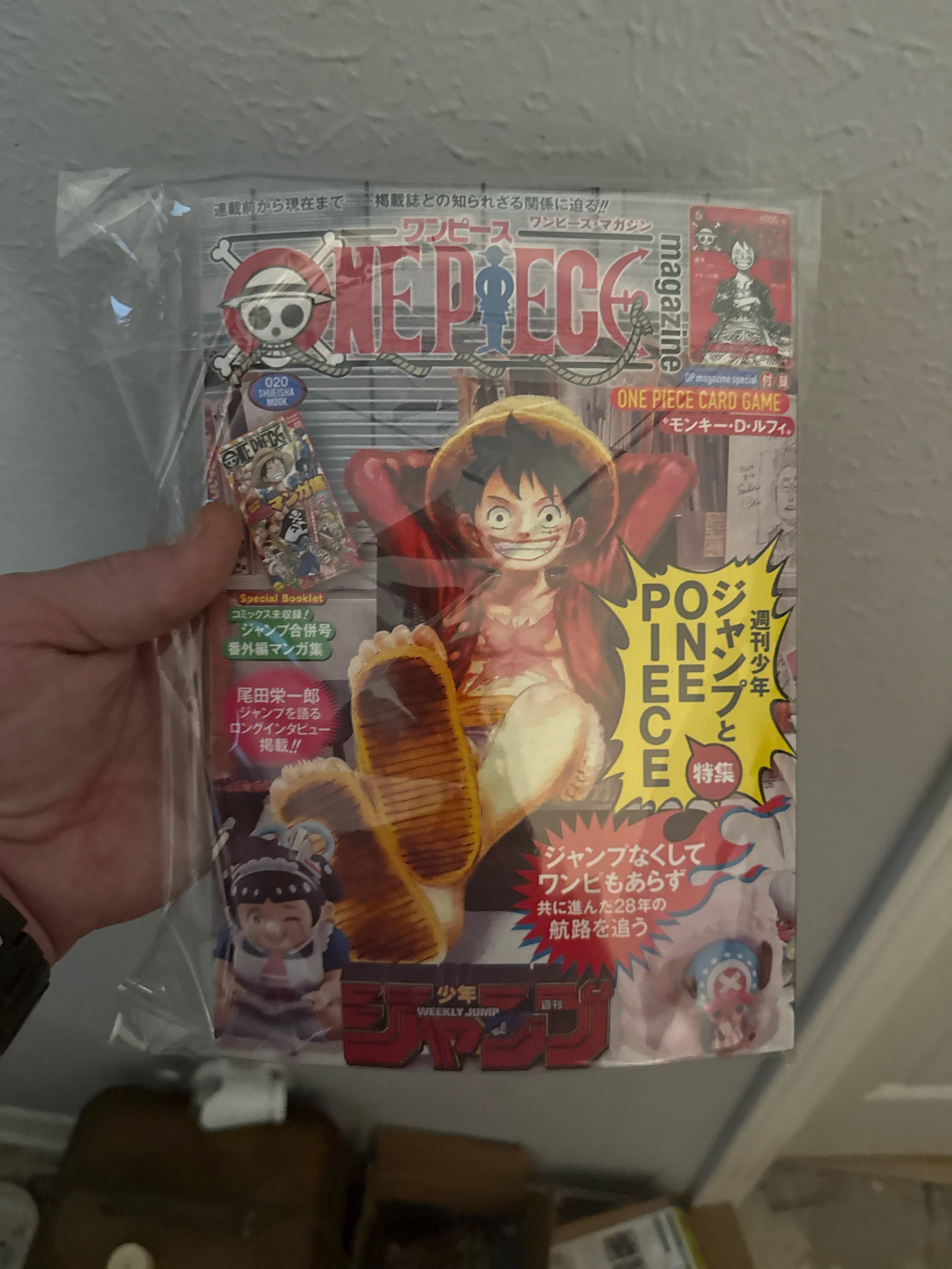 One Piece Magazine vol. 20 with promo card : r/OnePieceTCGFinance