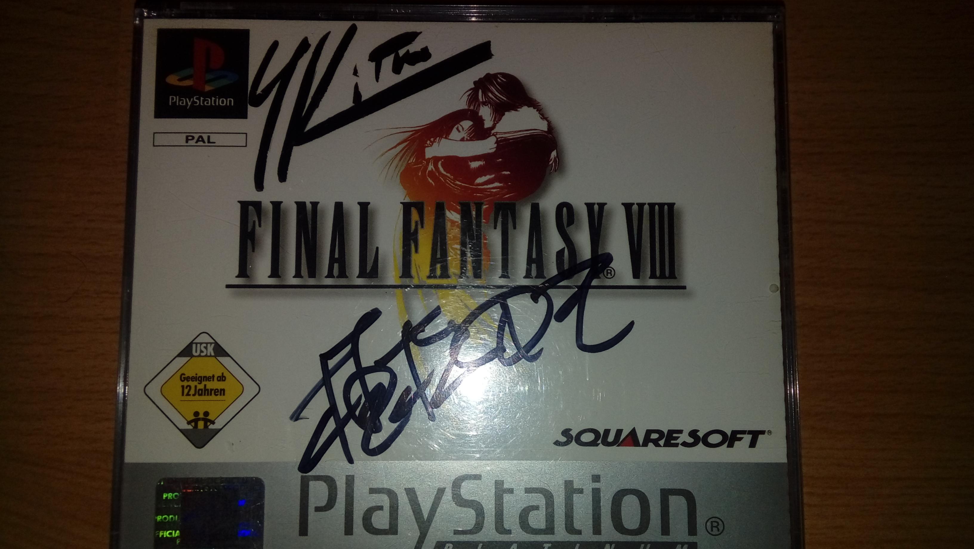 俺の宝物：北瀬佳範＆植松伸夫のサイン入り : r/FinalFantasyVIII