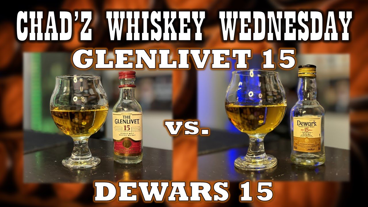 𝐆𝐥𝐞𝐧𝐥𝐢𝐯𝐞𝐭 𝟏𝟓 vs. 𝗗𝗲𝘄𝗮𝗿𝘀 𝟭𝟱 (single malt vs