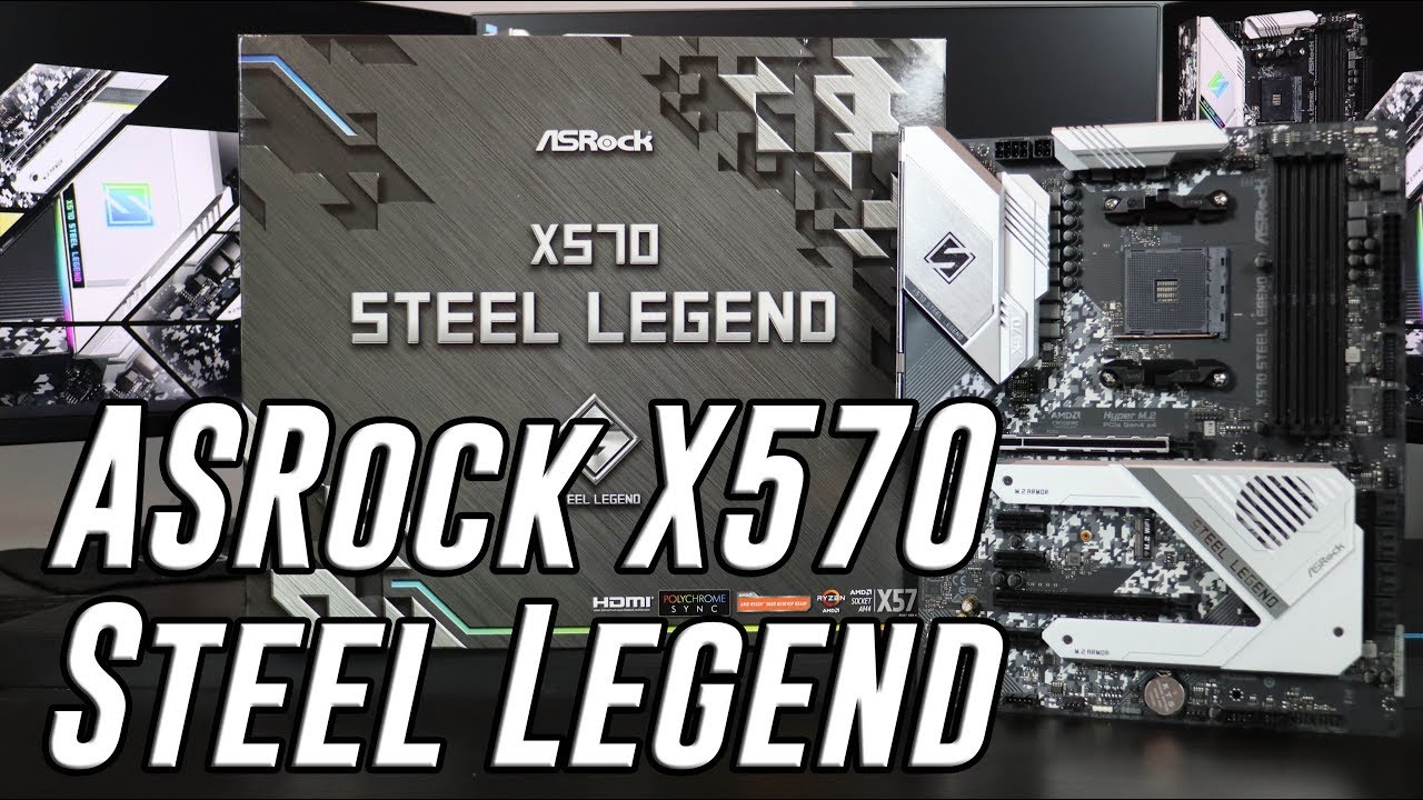 ASRock X570 Steel Legend w/ Ryzen 5 3600X - test and review - YouTube
