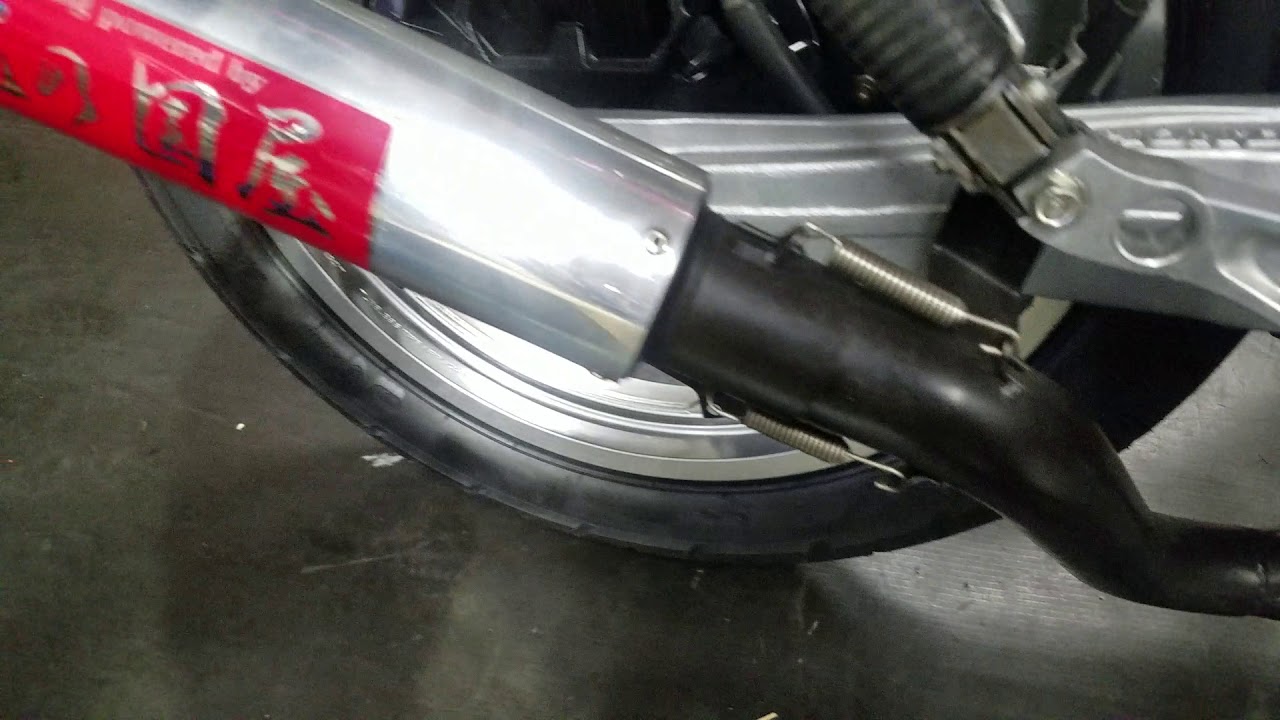 CBX400F 紀伊國屋 マフラー マフラーサウンド - YouTube