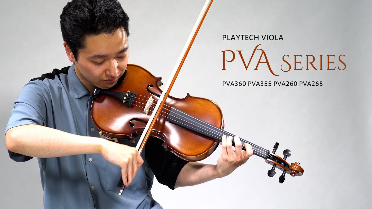 PLAYTECH ( プレイテック ) PVA355 ビオラ 15.5インチ PAB244弓セット