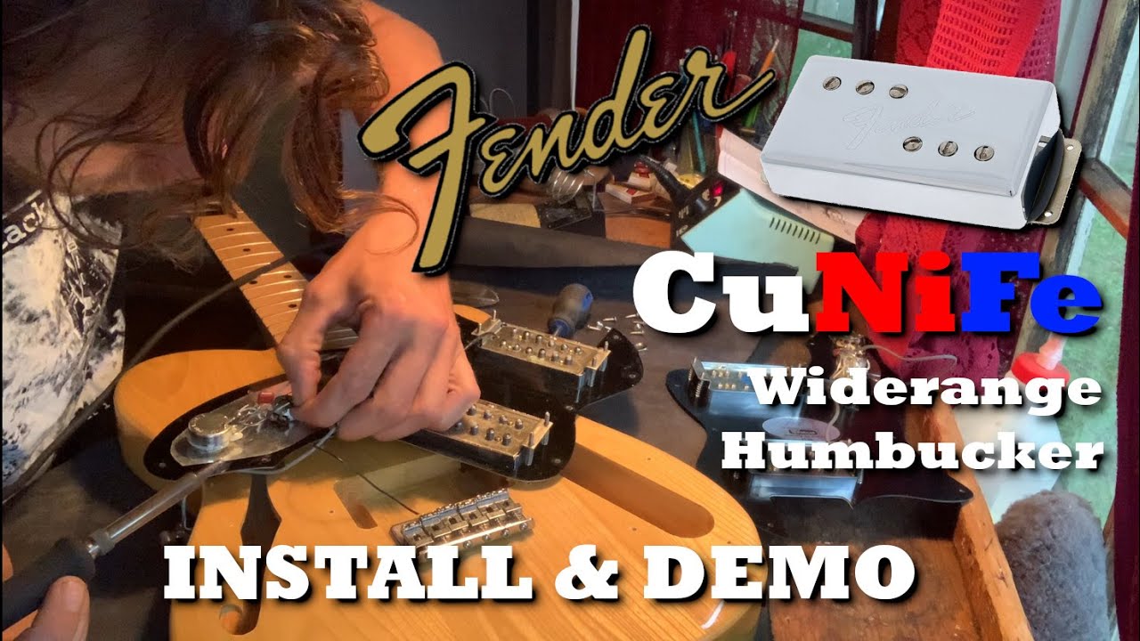 Fender CuNiFe Wide Range Humbucker Pickups in a '72 Thinline