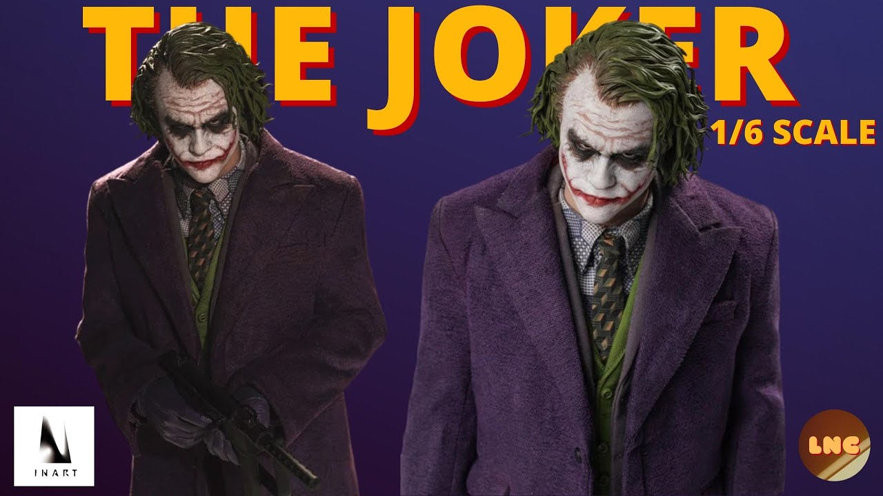 The Joker (Sculpted Hair) 1/6 Scale Figure by InArt | Review - YouTube