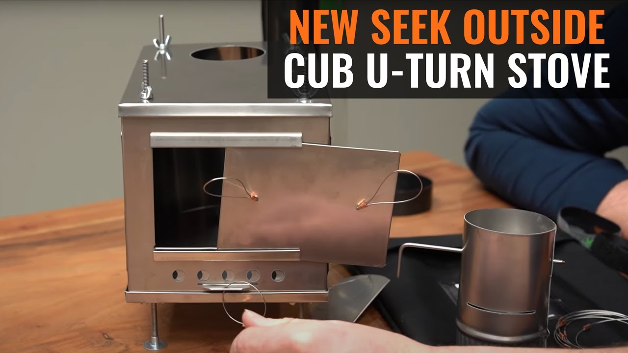 NEW Seek Outside Cub U-Turn Stove - YouTube