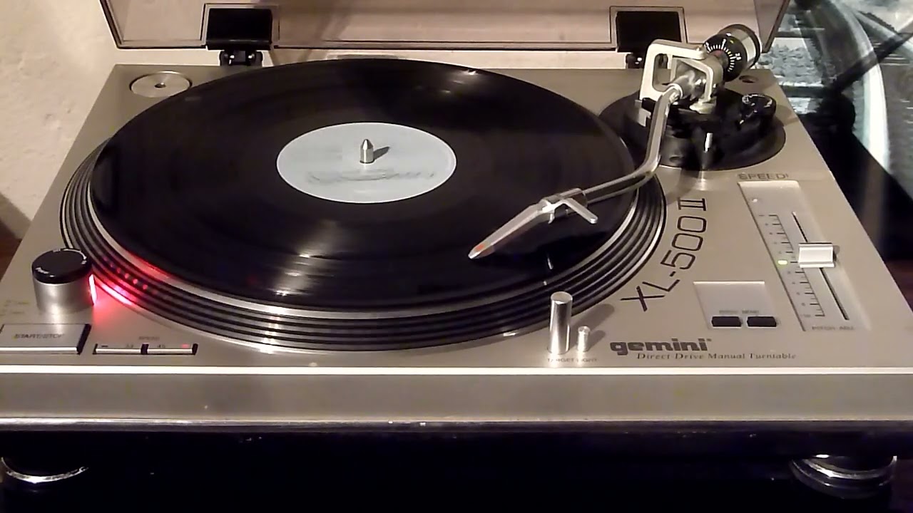 Gemini XL 500 Mk II Dj turntable + HK 6500 integrated amplifier