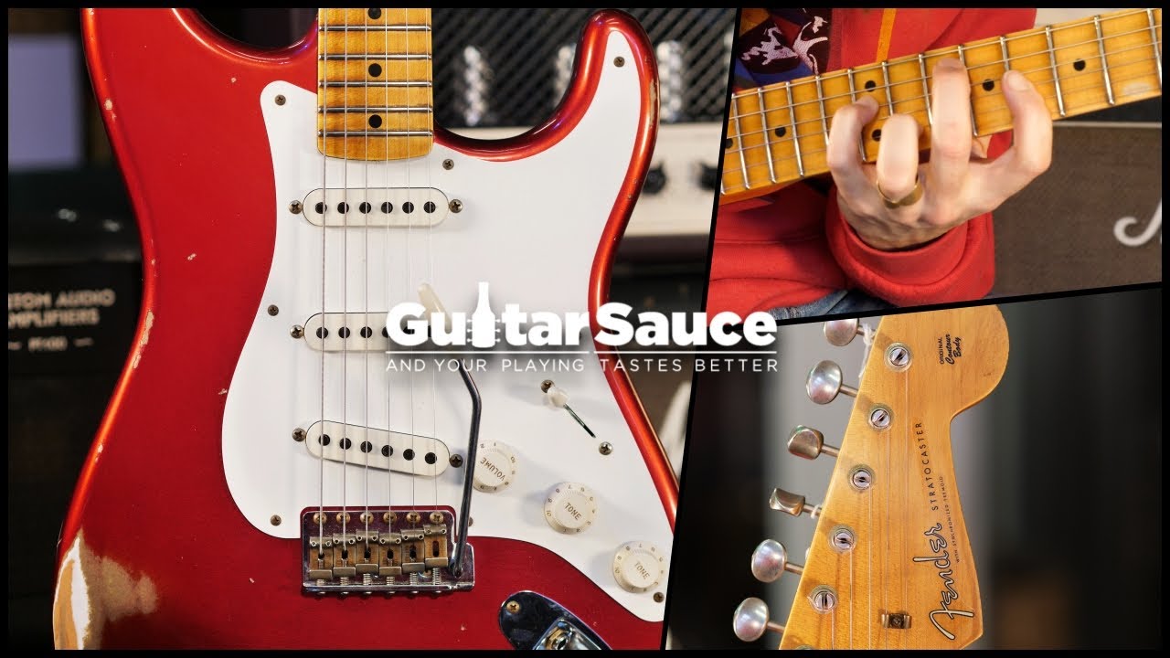 Fender Custom Shop Stratocaster 1958 Relic Faded Candy Apple Red