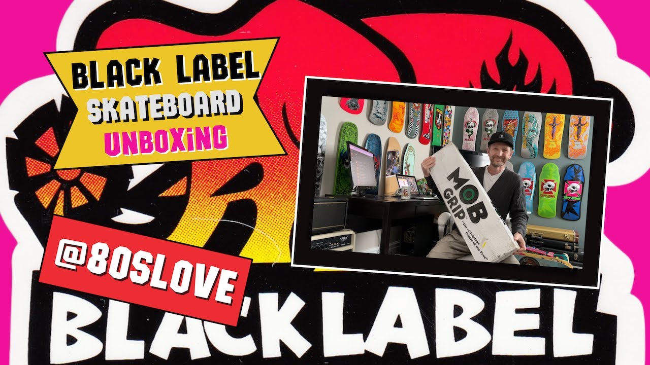Black Label Reissue Skateboard Deck Unboxing #blacklabel