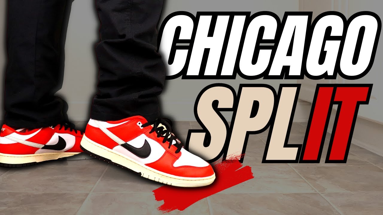 NIKE DUNK LOW PRM CHICAGO SPLIT! REVIEW + ON FOOT IN 4K. WHY NOT