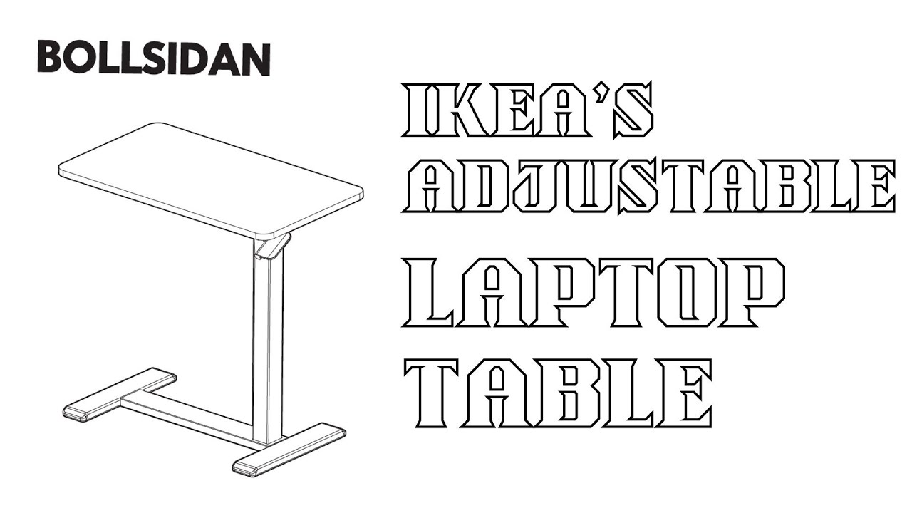 Unboxing of Ikea's Adjustable Laptop Table (Bollsidan) - YouTube