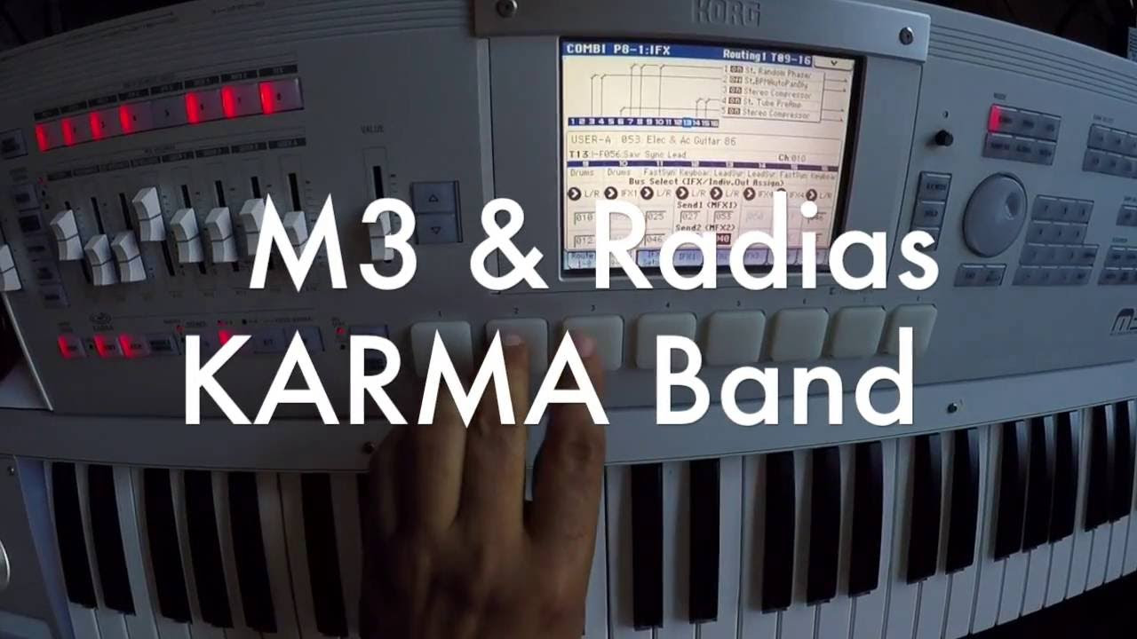 Korg M3 EXB Radias | Retro Jam | FunkTree - YouTube