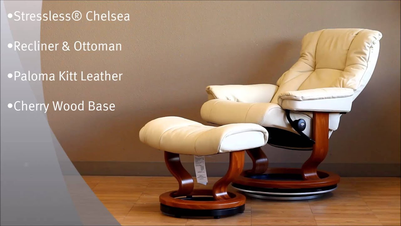 Stressless City High Back Batick Grey Leather by Ekornes