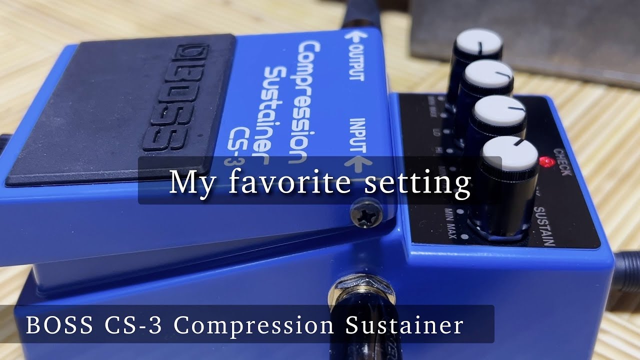 BOSS ボス / CS-3 コンプレッションサスティナー【コンプレッサー