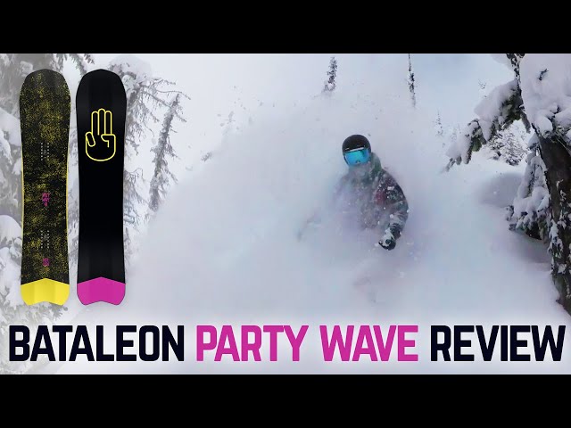 Bataleon Party Wave Snowboard Review - YouTube