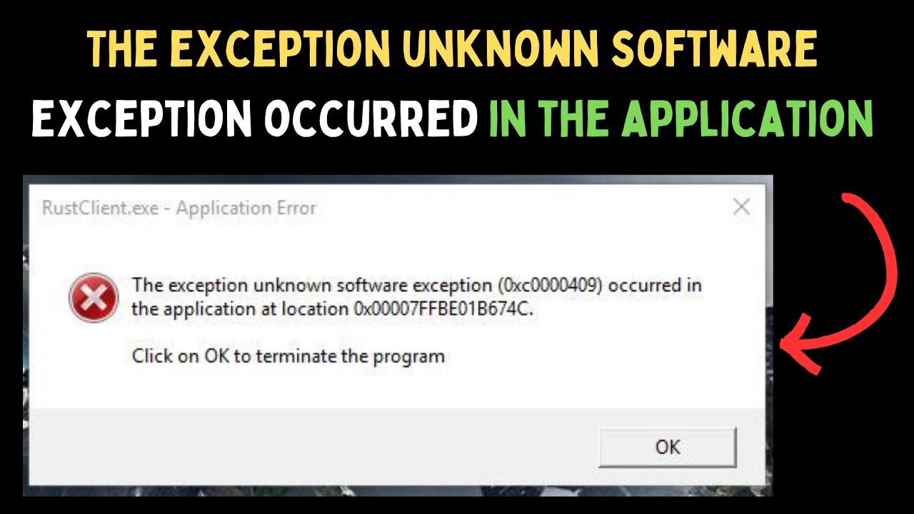 How to Fix The Exception Unknown Software Exception (0xe0434352