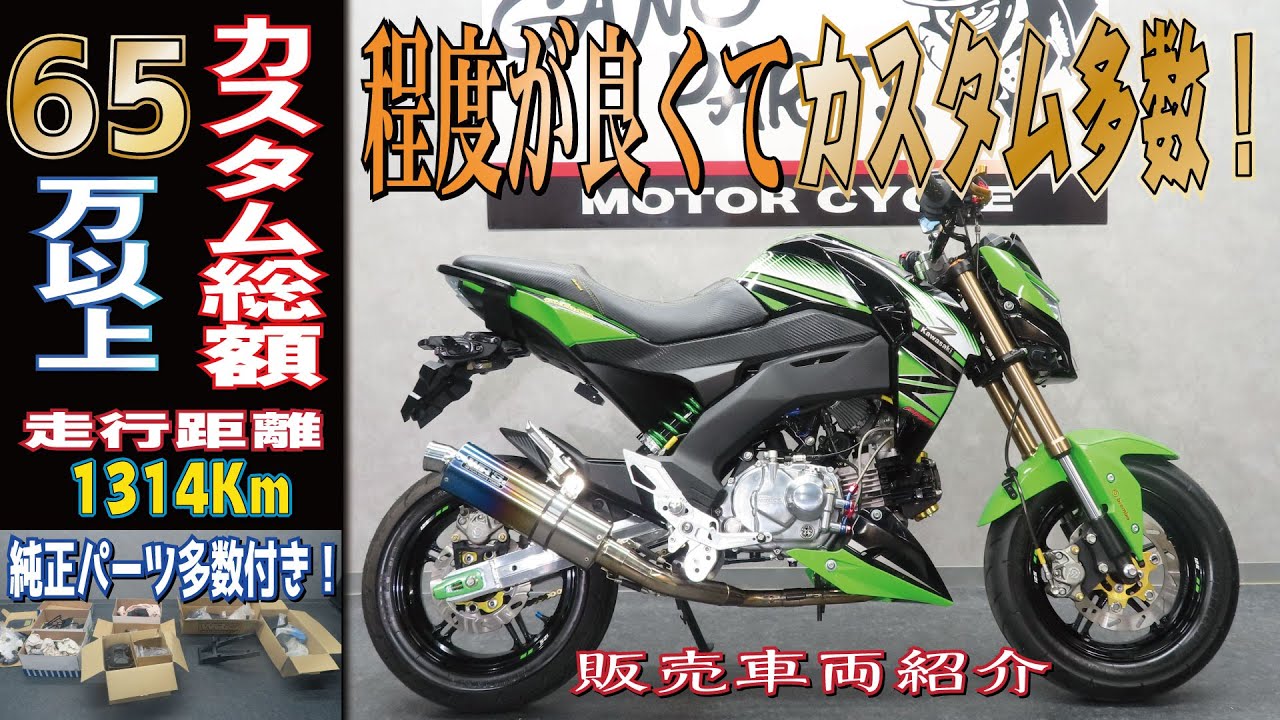Almost new? Fully customized?] A wicked beast has arrived! Z125PRO
