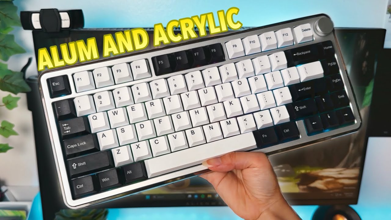 This Keyboard is Aluminum And Acrylic (KiiBoom Breeze 75) - YouTube