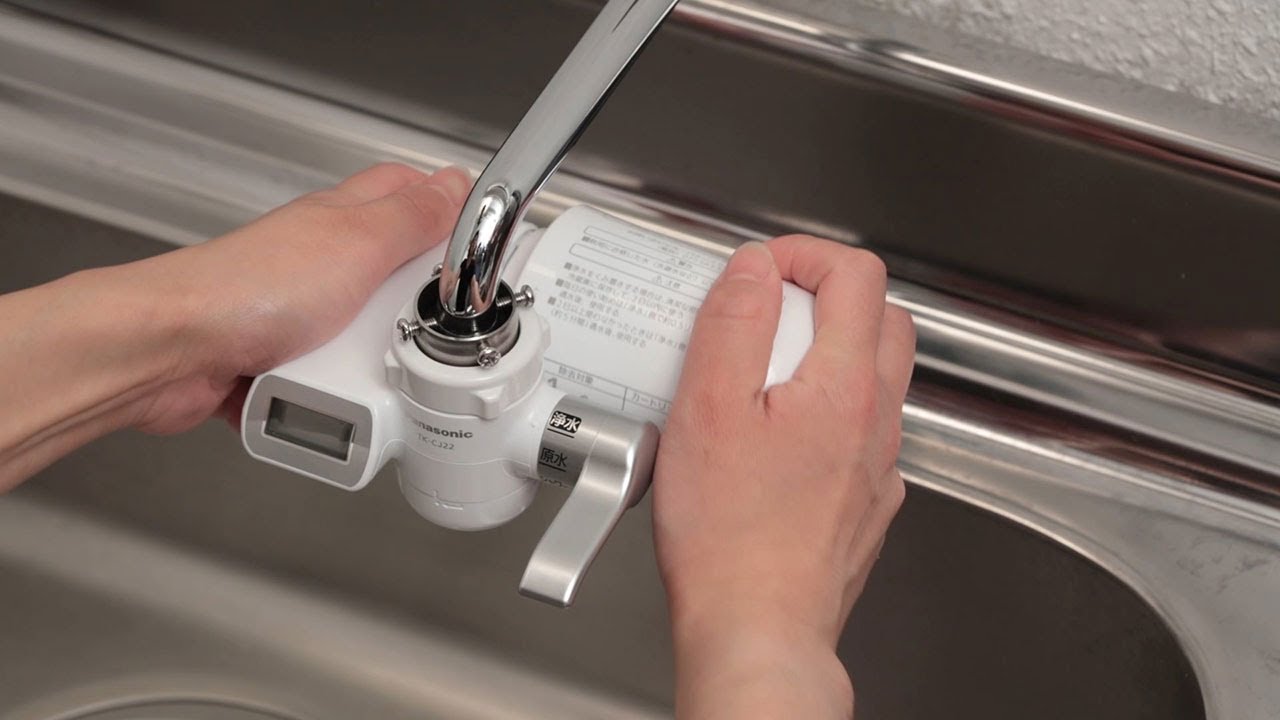 浄水器 TK-CJ22カートリッジ交換方法【パナソニック公式】 - YouTube