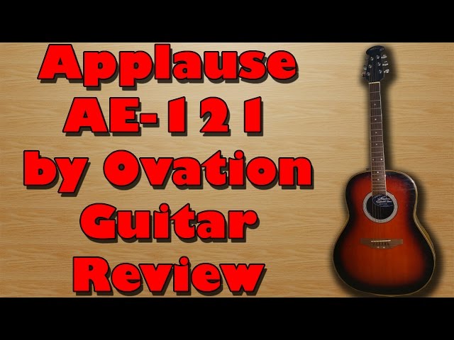 Applause AE-121 by Ovation Guitar Review - YouTube