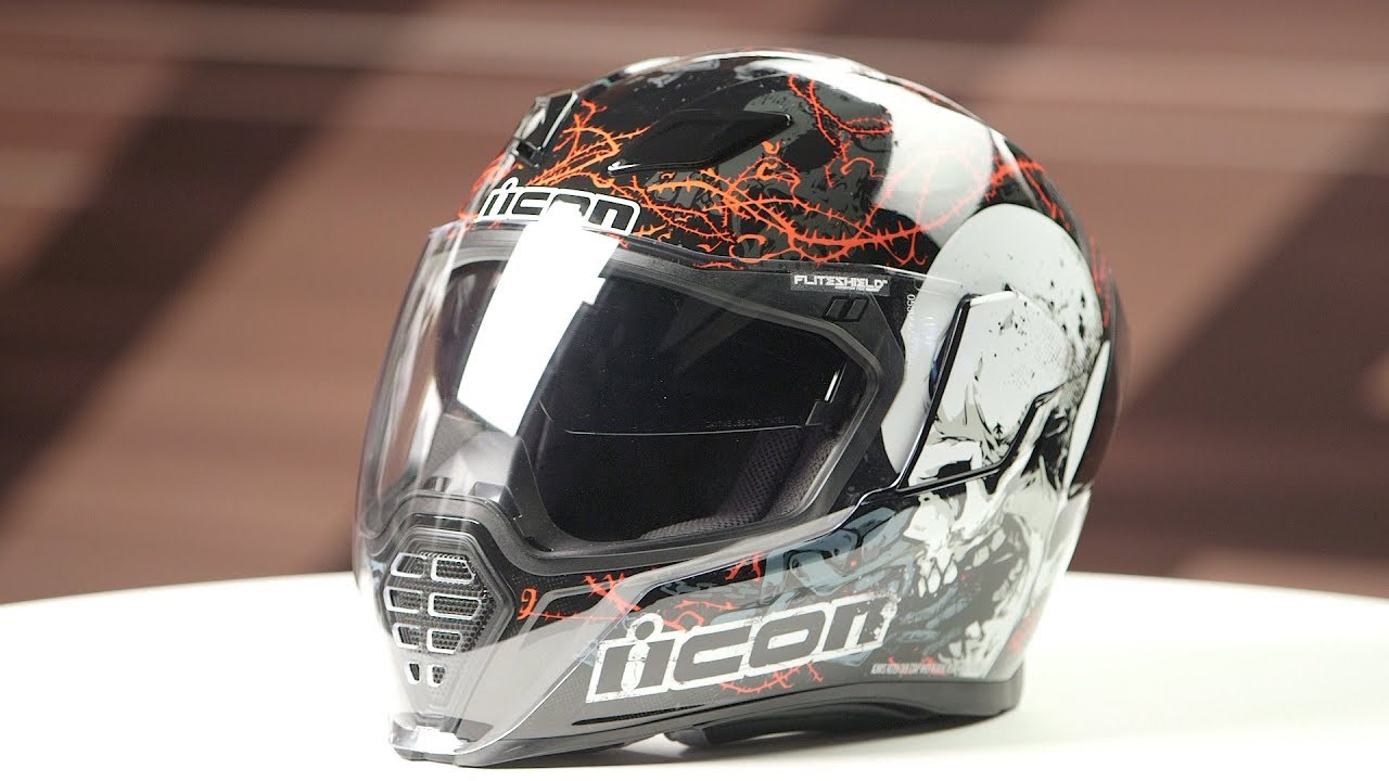 ICON Airflite Skull18 Helmet Review - YouTube