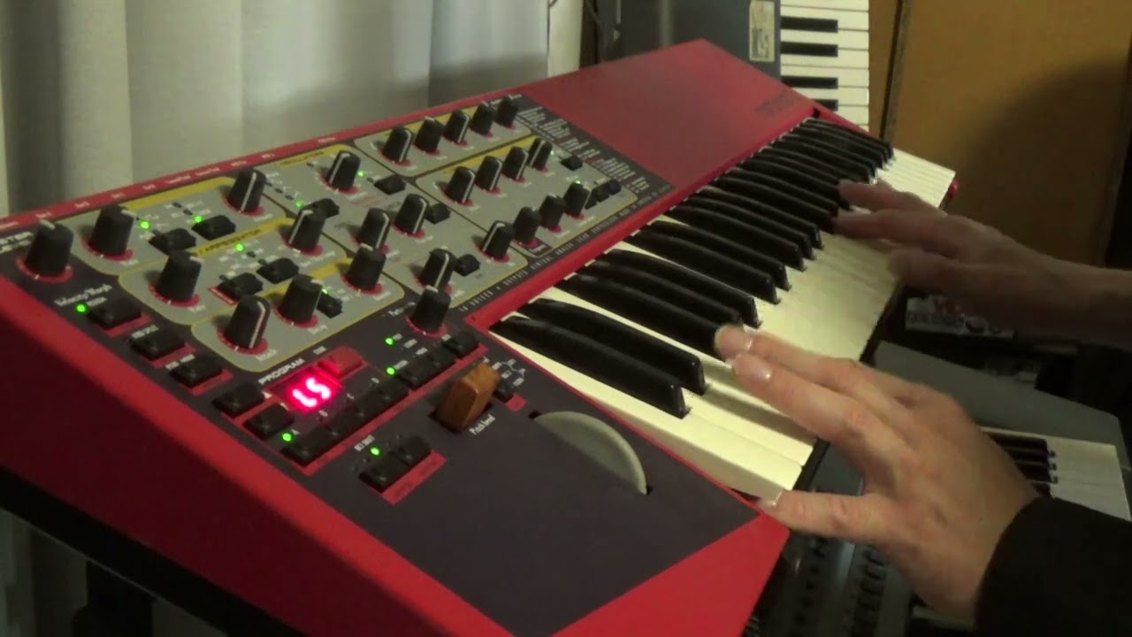 Nord Lead 2でいろいろな音を出してつまみをいじってみた - YouTube