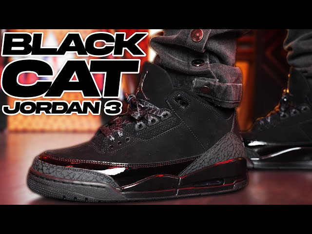 Air Jordan 3 “ Black Cat ” Review and On Foot - YouTube