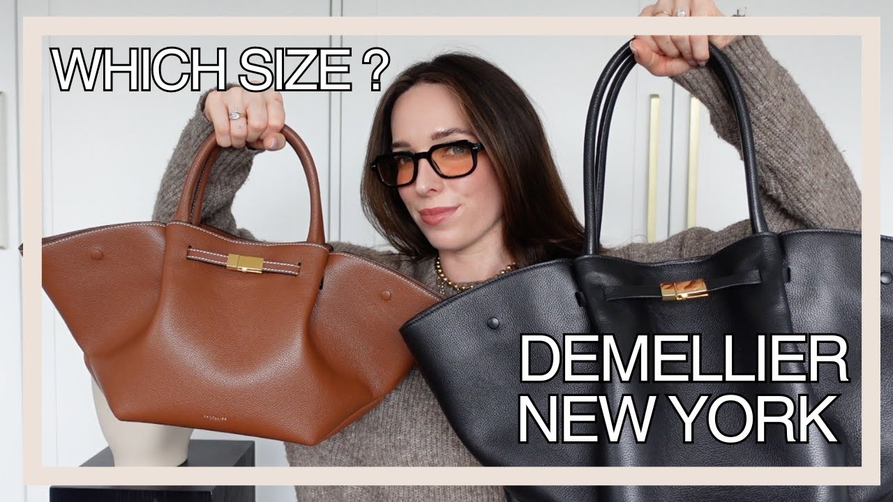 DEMELLIER MIDI NEW YORK TOTE BAG REVIEW & SIZE COMPARISON / Best