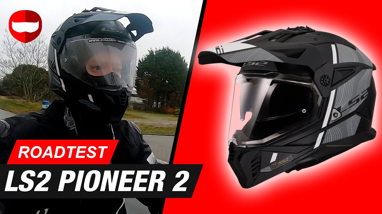 Buy LS2 Pioneer 2 Fantasy White Red Blue-06 + Free Shipping!