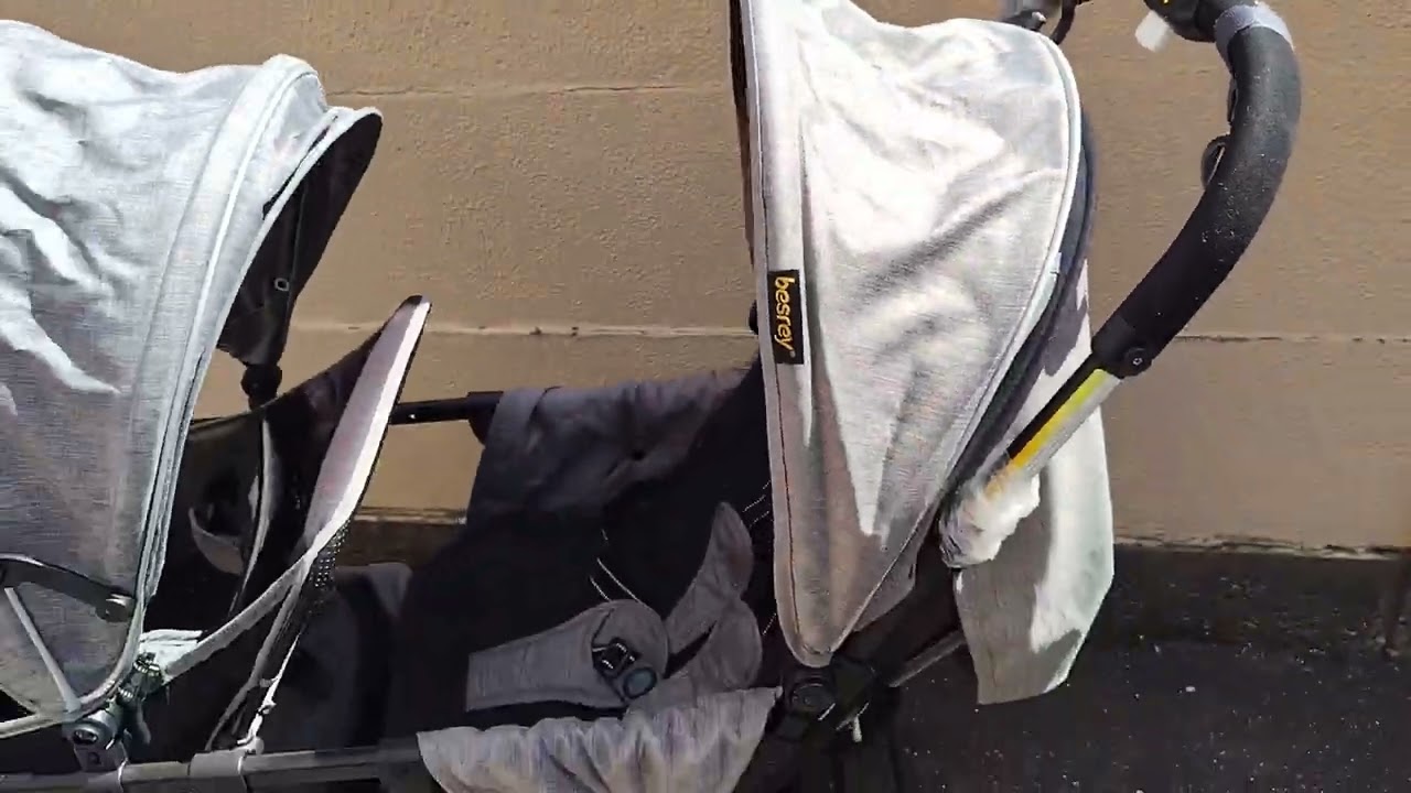 二人乗り ベビーカー 縦型 ベビーカー 双子 兄弟 姉妹 大容量物置 カゴ