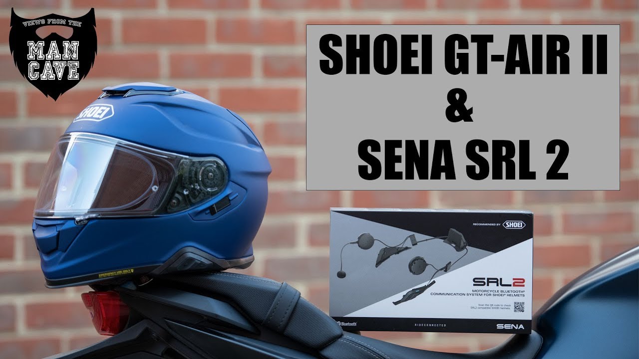 Shoei GT Air II and Sena SRL 2 - Install & Review - YouTube