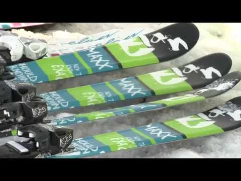 Elan Junior u-Flex Ski Test - YouTube