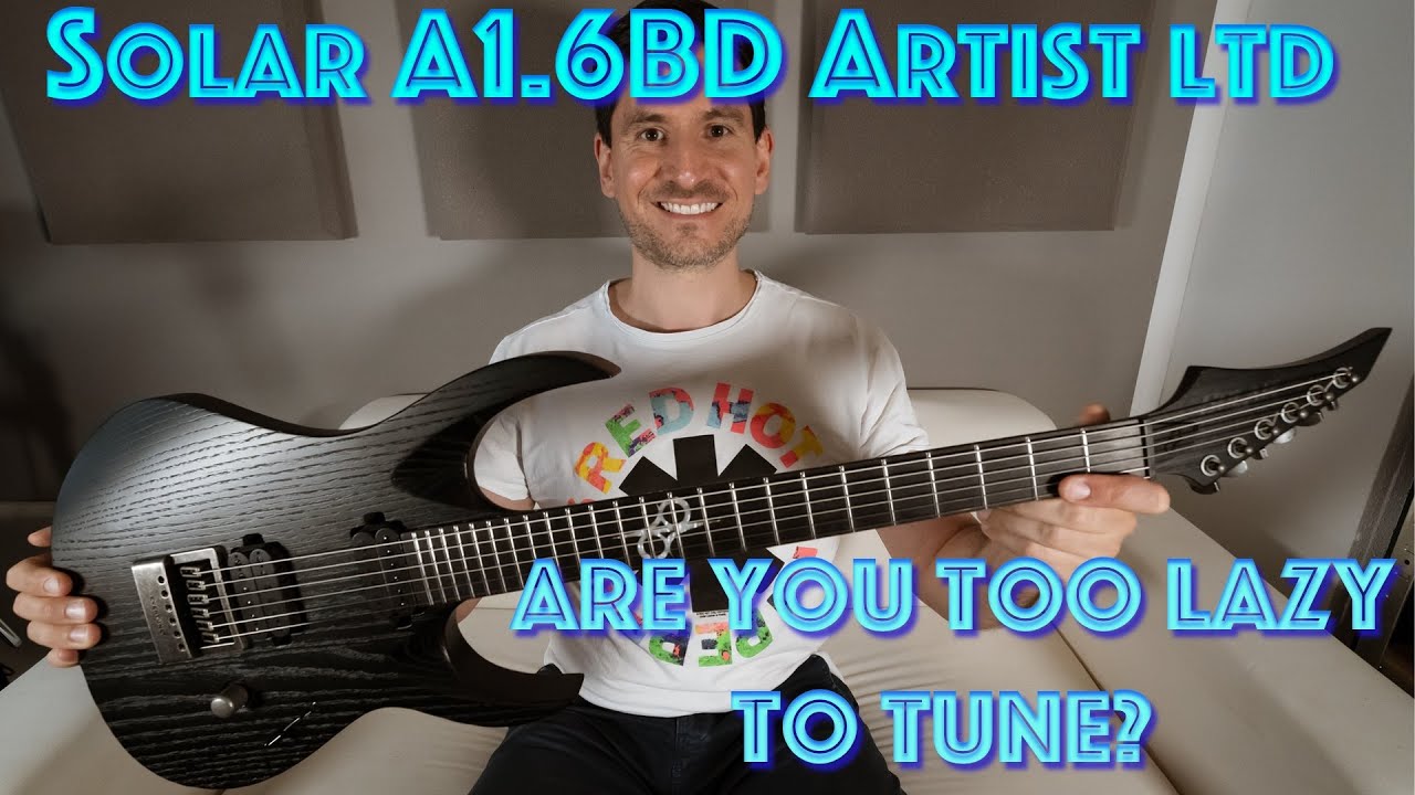 SOLAR Guitars A1.6 Artist LTD Evertune Review - Best Indonesian