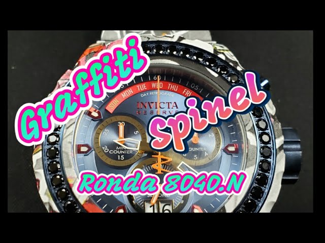 INVICTA RESERVE SPINEL SUBAQUA SPECIALTY GRAFFITI 35383 JD 3 - YouTube